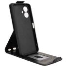 For Tecno Spark Go 2 Magnetic Vertical Flip Leather Phone Case with Buckle(Black) - 3