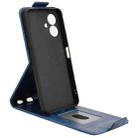For Tecno Spark Go 2 Magnetic Vertical Flip Leather Phone Case with Buckle(Blue) - 3