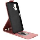 For Tecno Spark Go 2 Magnetic Vertical Flip Leather Phone Case with Buckle(Rose Gold) - 3