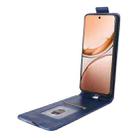 For vivo V50 Lite 5G Global Magnetic Vertical Flip Leather Phone Case with Buckle(Blue) - 3