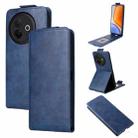 For vivo Y39 5G / Y300i Magnetic Vertical Flip Leather Phone Case with Buckle(Blue) - 1