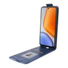For vivo Y39 5G / Y300i Magnetic Vertical Flip Leather Phone Case with Buckle(Blue) - 3
