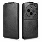 For vivo Y300 Pro 5G / iQOO Z10 5G India Magnetic Vertical Flip Leather Phone Case with Buckle(Black) - 2