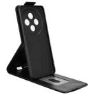 For vivo Y300 Pro 5G / iQOO Z10 5G India Magnetic Vertical Flip Leather Phone Case with Buckle(Black) - 3