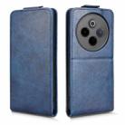 For vivo Y300 Pro 5G / iQOO Z10 5G India Magnetic Vertical Flip Leather Phone Case with Buckle(Blue) - 2