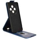 For vivo Y300 Pro 5G / iQOO Z10 5G India Magnetic Vertical Flip Leather Phone Case with Buckle(Blue) - 3