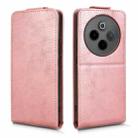 For vivo Y300 Pro 5G / iQOO Z10 5G India Magnetic Vertical Flip Leather Phone Case with Buckle(Rose Gold) - 2