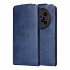 For ZTE Blade V70 Max Magnetic Vertical Flip Leather Phone Case with Buckle(Blue) - 2