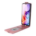 For ZTE Blade V70 Max Magnetic Vertical Flip Leather Phone Case with Buckle(Rose Gold) - 3