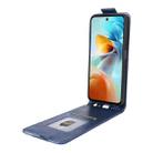 For ZTE nubia Music 2 Magnetic Vertical Flip Leather Phone Case with Buckle(Blue) - 3