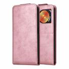 For ZTE nubia Music 2 Magnetic Vertical Flip Leather Phone Case with Buckle(Rose Gold) - 2