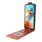 For ZTE nubia Music 2 Magnetic Vertical Flip Leather Phone Case with Buckle(Brown) - 3