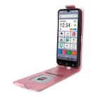 For ZTE Kantan Sumaho 4 A402ZT Magnetic Vertical Flip Leather Phone Case with Buckle(Rose Gold) - 3