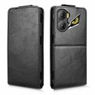 For ZTE nubia Neo 3 5G Magnetic Vertical Flip Leather Phone Case with Buckle(Black) - 2