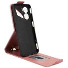 For ZTE nubia Neo 3 5G Magnetic Vertical Flip Leather Phone Case with Buckle(Rose Gold) - 3