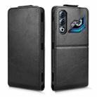 For ZTE nubia Neo 3 GT 5G Magnetic Vertical Flip Leather Phone Case with Buckle(Black) - 2