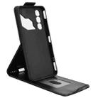 For ZTE nubia Neo 3 GT 5G Magnetic Vertical Flip Leather Phone Case with Buckle(Black) - 3