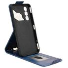 For ZTE nubia Neo 3 GT 5G Magnetic Vertical Flip Leather Phone Case with Buckle(Blue) - 3