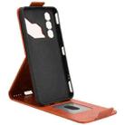 For ZTE nubia Neo 3 GT 5G Magnetic Vertical Flip Leather Phone Case with Buckle(Brown) - 3
