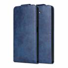 For Redmi A5 4G NFC 173.4mm Global Magnetic Vertical Flip Leather Phone Case with Buckle(Blue) - 2