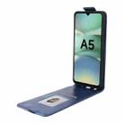 For Redmi A5 4G NFC 173.4mm Global Magnetic Vertical Flip Leather Phone Case with Buckle(Blue) - 3