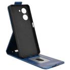 For Xiaomi Poco C71 / Redmi A5 4G 171.7mm Magnetic Vertical Flip Leather Phone Case with Buckle(Blue) - 3