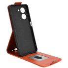For Xiaomi Poco C71 / Redmi A5 4G 171.7mm Magnetic Vertical Flip Leather Phone Case with Buckle(Brown) - 3