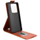 For Redmi Note 14S / Note 13 Pro 4G Magnetic Vertical Flip Leather Phone Case with Buckle(Brown) - 3