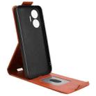 For Redmi Turbo 4 Pro 5G Magnetic Vertical Flip Leather Phone Case with Buckle(Brown) - 3