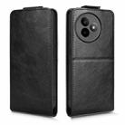 For Redmi K80 Ultra Magnetic Vertical Flip Leather Phone Case with Buckle(Black) - 2
