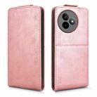 For Redmi K80 Ultra Magnetic Vertical Flip Leather Phone Case with Buckle(Rose Gold) - 2