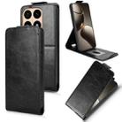 For Xiaomi 15T 5G Magnetic Vertical Flip Leather Phone Case with Buckle(Black) - 1
