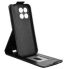For Honor X8c 4G Magnetic Vertical Flip Leather Phone Case with Buckle(Black) - 3