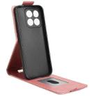 For Honor X8c 4G Magnetic Vertical Flip Leather Phone Case with Buckle(Rose Gold) - 3