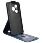 For Honor Power Magnetic Vertical Flip Leather Phone Case with Buckle(Blue) - 3