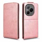 For Honor Power Magnetic Vertical Flip Leather Phone Case with Buckle(Rose Gold) - 2