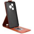 For Honor Power Magnetic Vertical Flip Leather Phone Case with Buckle(Brown) - 3