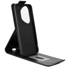 For Honor 400 Pro Global 160.8mm Magnetic Vertical Flip Leather Phone Case with Buckle(Black) - 3
