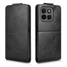 For Honor X6c 4G Magnetic Vertical Flip Leather Phone Case with Buckle(Black) - 2