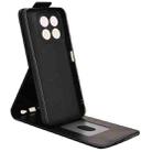 For Honor X6c 4G Magnetic Vertical Flip Leather Phone Case with Buckle(Black) - 3