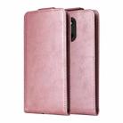For Motorola Moto Edge 5G 2025 Magnetic Vertical Flip Leather Phone Case with Buckle(Rose Gold) - 2