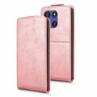 For Motorola Moto G Stylus 5G 2025 Magnetic Vertical Flip Leather Phone Case with Buckle(Rose Gold) - 2