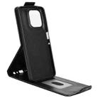 For Motorola Moto G56 5G Magnetic Vertical Flip Leather Phone Case with Buckle(Black) - 3