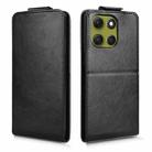 For Motorola Moto G86 5G Magnetic Vertical Flip Leather Phone Case with Buckle(Black) - 2