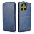 For Motorola Moto G86 5G Magnetic Vertical Flip Leather Phone Case with Buckle(Blue) - 2