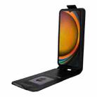 For Samsung Galaxy XCover7 Magnetic Vertical Flip Leather Phone Case with Buckle(Black) - 3
