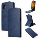 For Samsung Galaxy XCover7 Magnetic Vertical Flip Leather Phone Case with Buckle(Blue) - 1