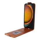 For Samsung Galaxy XCover7 Magnetic Vertical Flip Leather Phone Case with Buckle(Brown) - 3