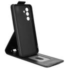 For Samsung Galaxy M56 5G Magnetic Vertical Flip Leather Phone Case with Buckle(Black) - 3