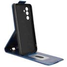 For Samsung Galaxy M56 5G Magnetic Vertical Flip Leather Phone Case with Buckle(Blue) - 3
